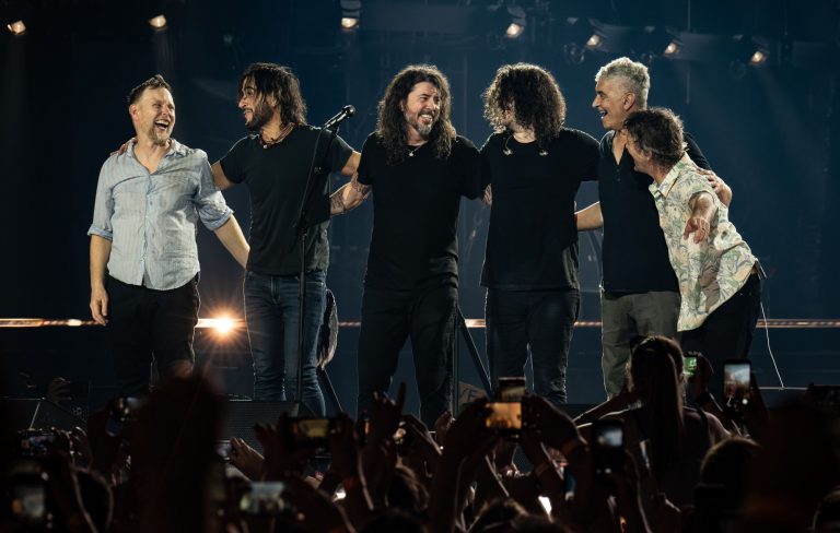 Foo Fighters jammed with Dave Grohl’s daughter’s boyfriend and a man dressed as Mentos in Liverpool