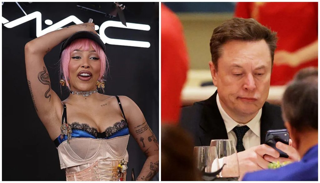 Doja Cat Slams Elon Musk For Removing Audio Posts On X, Calls Him A “Frog Build Looking B*tch”
