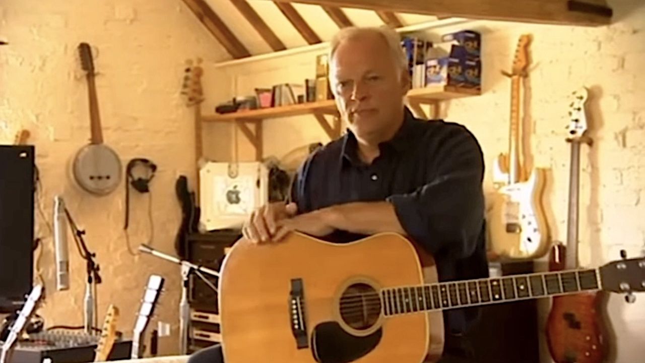“Roger immediately said, ‘What’s that?’ Some riffs have a little bit of magic to them, and it’s obvious.” Watch David Gilmour play Pink Floyd classic Wish You Were Here in his home studio, and talk about the song’s creation at Abbey Road