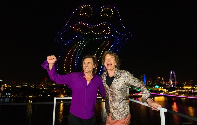 The Rolling Stones launch ‘Foreign Tongues’ with “iconic” London drone show and star-studded party – with Sam Fender, Daniel Craig and more
