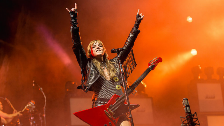 “Metal was never built for moulds. It was built for the people who refuse to fit inside them.” Watch Lzzy Hale give inspirational speech at opening of Women in Metal exhibition