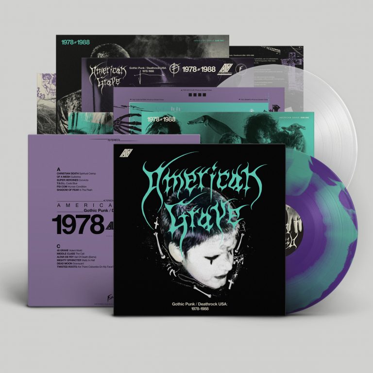 “Like Bats in Palmtrees” — New Compilation “AMERICAN GRAVE: Gothic Punk and Deathrock USA: 1978-1988” Announced!