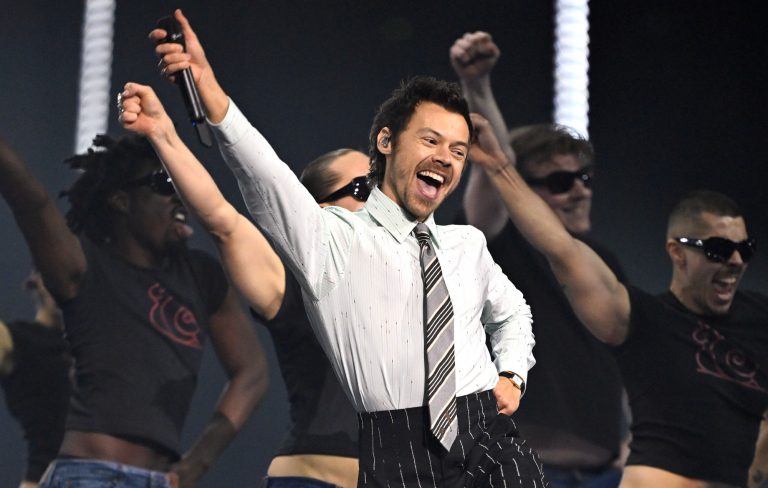 Harry Styles has been given a gold Blue Peter badge