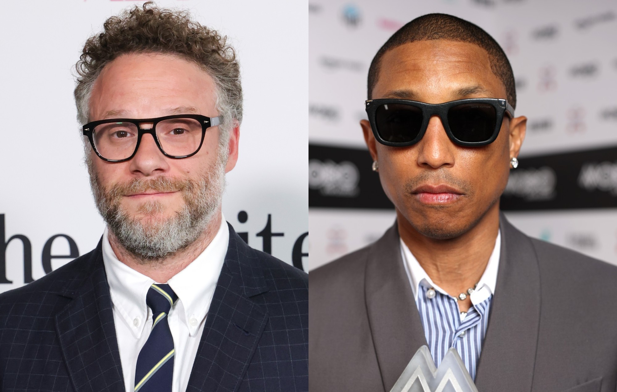 Pharrell Williams doesn’t want you to think that he’s capable of “frustration”, Seth Rogen reveals