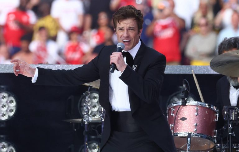 Watch Brandon Flowers debut new songs, air Killers classics and perform with Lucy Dacus and Nathaniel Rateliff at Newport Folk Festival