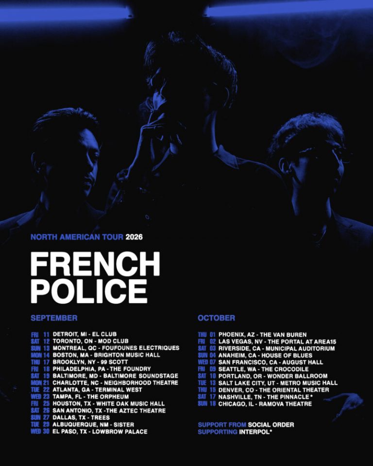 Chicago Post-Punk Trio French Police Signs to Interscope and Releases Double Single “Reptile / Japan”