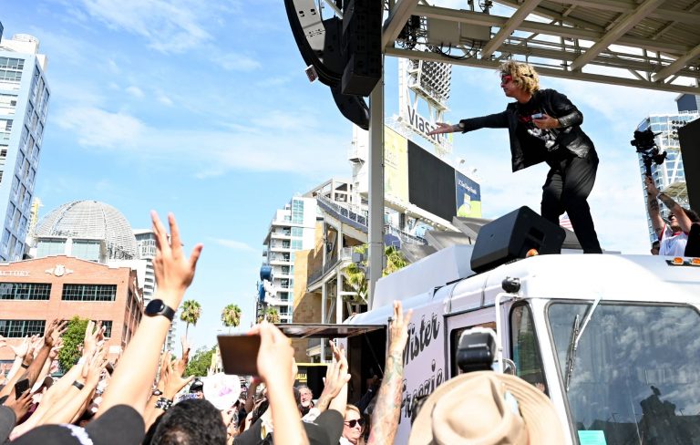 Watch Green Day play ‘Basket Case’ on top of an ice cream truck at San Diego Comic-Con