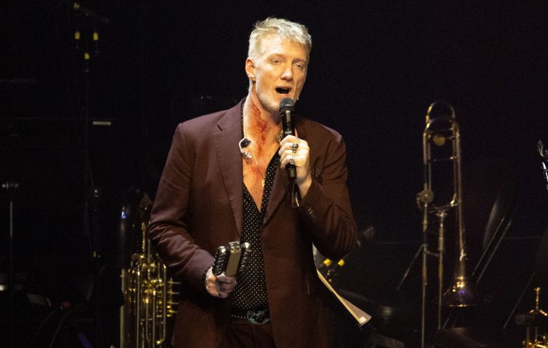Watch Michael Stipe and Brandi Carlile cover Elvis Presley, as Josh Homme covers Tom Petty at Gansett Games