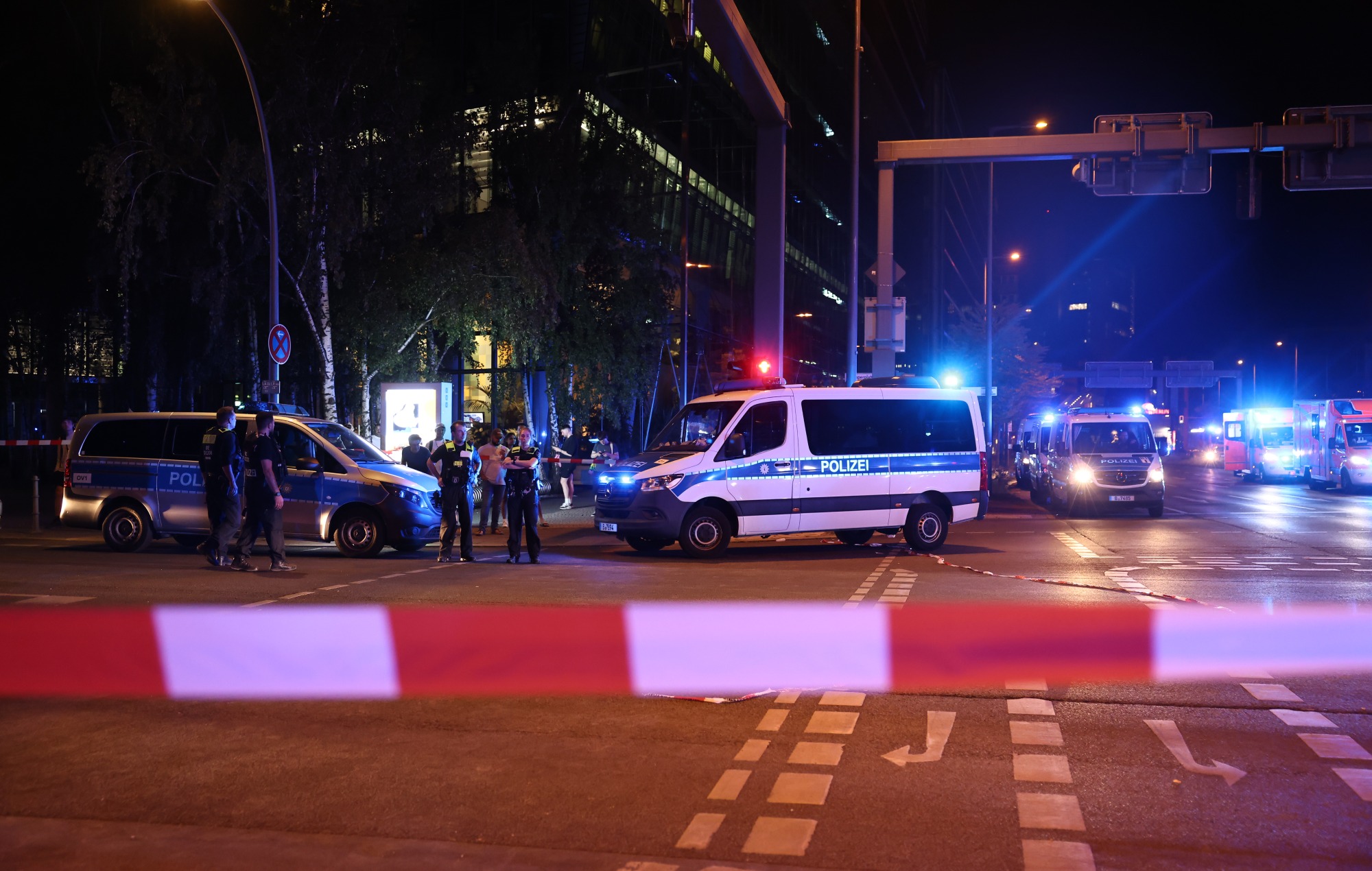 One dead and at least 16 injured after car rams into crowd at Berlin Pride event