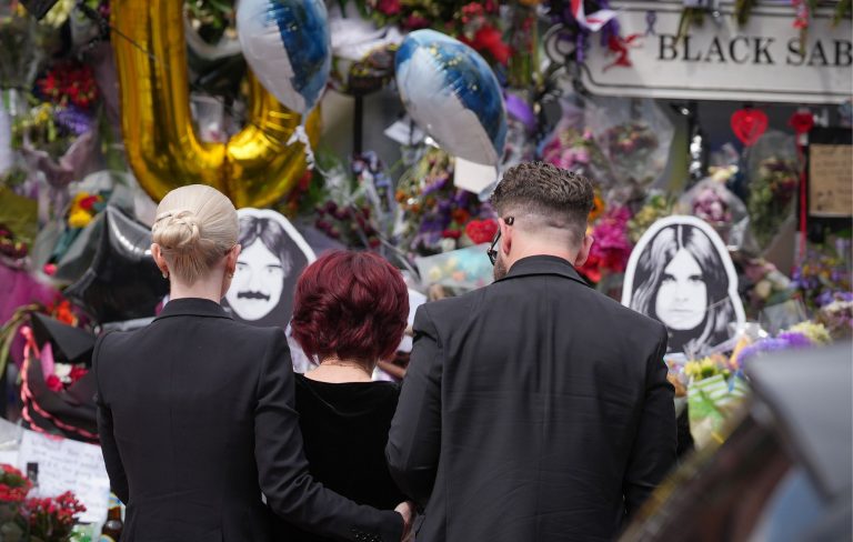 Sharon Osbourne shares advice Ozzy left to remember him by as Black Sabbath bandmates pay tribute on anniversary of death