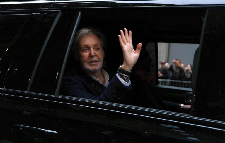 Paul McCartney (with Ringo Starr on video call) surprises Beatles fans taking Magical Mystery Tour in Liverpool