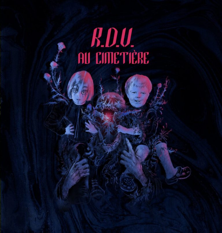 “Darkness, Take Me” — Une Vraie Gothique Dance Under a Blood Moon in Video for “Nuée Ardente”