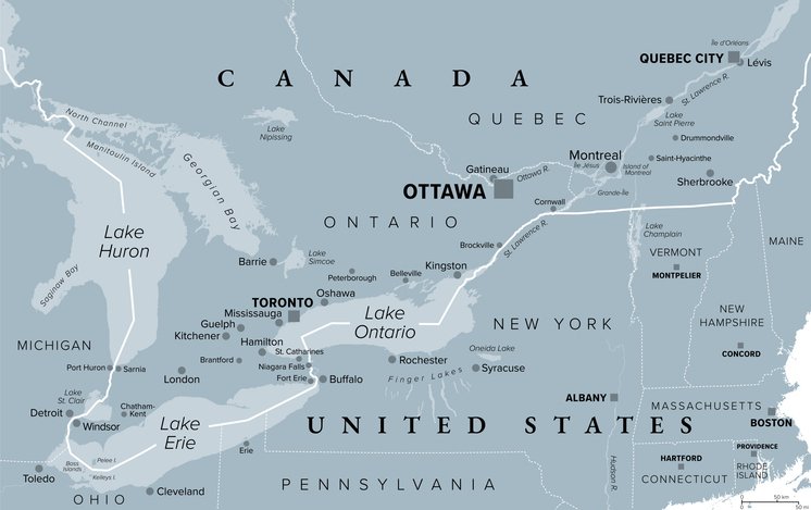 President Donald Trump Pokes At Canada With Lake America Jab