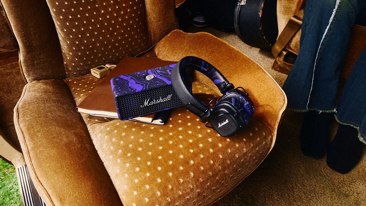 Marshall expand their Jimi Hendrix anniversary range with Purple Haze-infused hardware line-up