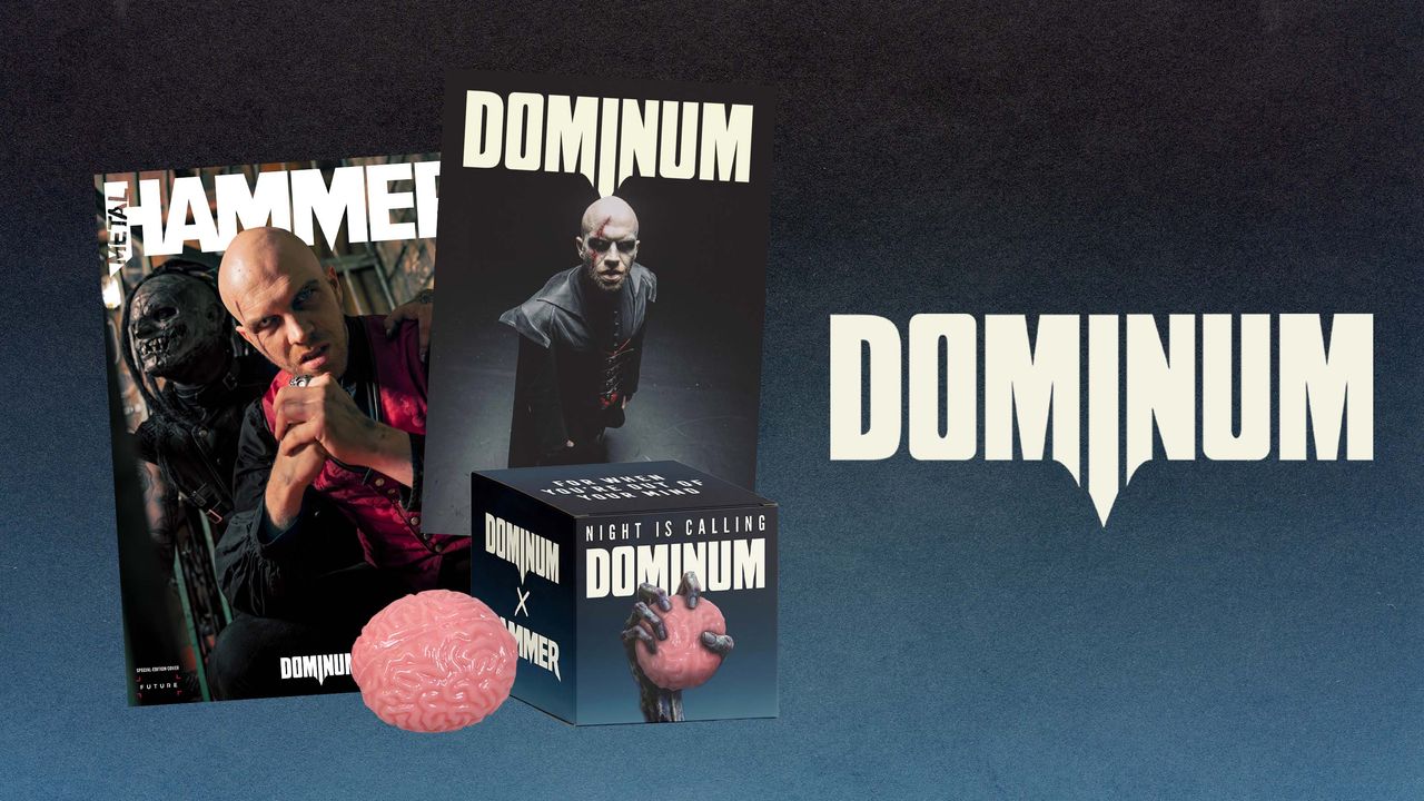 Get the new issue of Metal Hammer with an exclusive Dominum cover, brain stress ball and signed art card