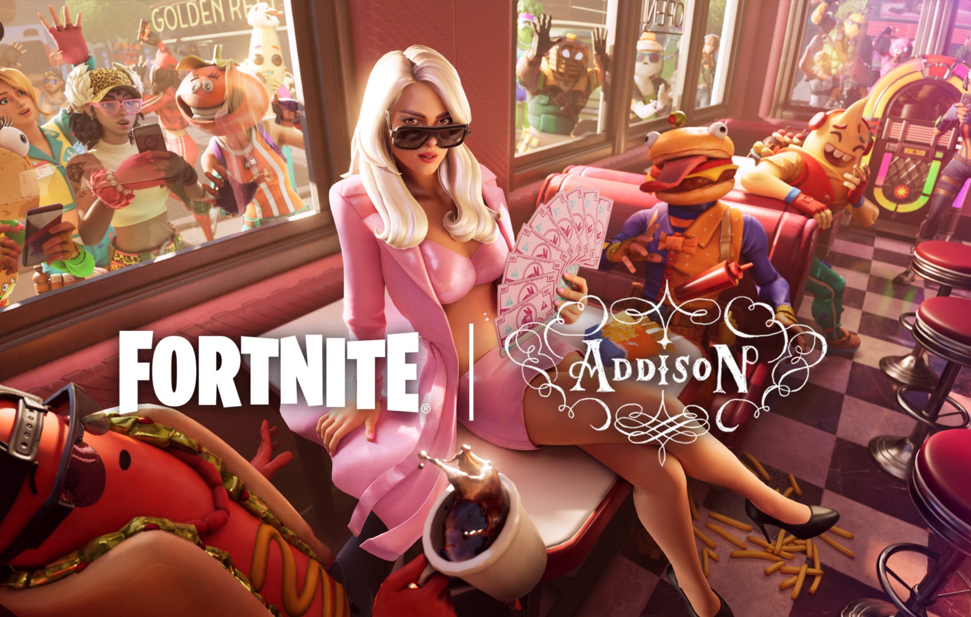 Addison Rae joins ‘Fortnite’ with ‘Fame Is A Gun’-inspired collab