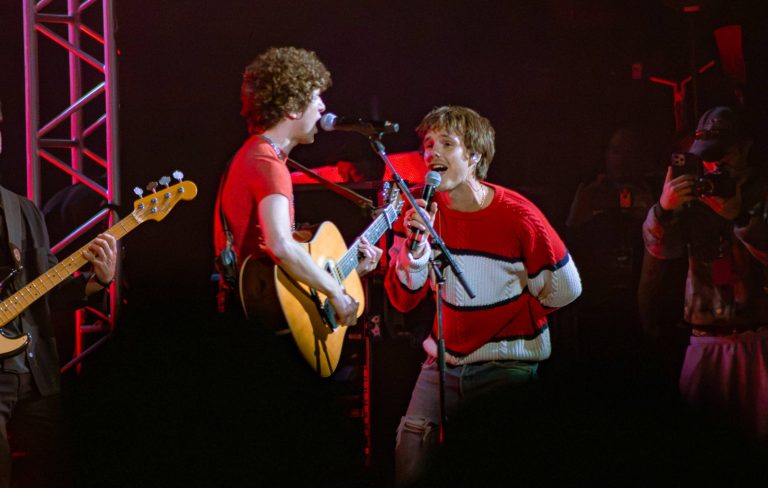 Watch Cruz Beckham join The Kooks for ‘Jackie Big Tits’ at Rock N Roll Circus Norwich