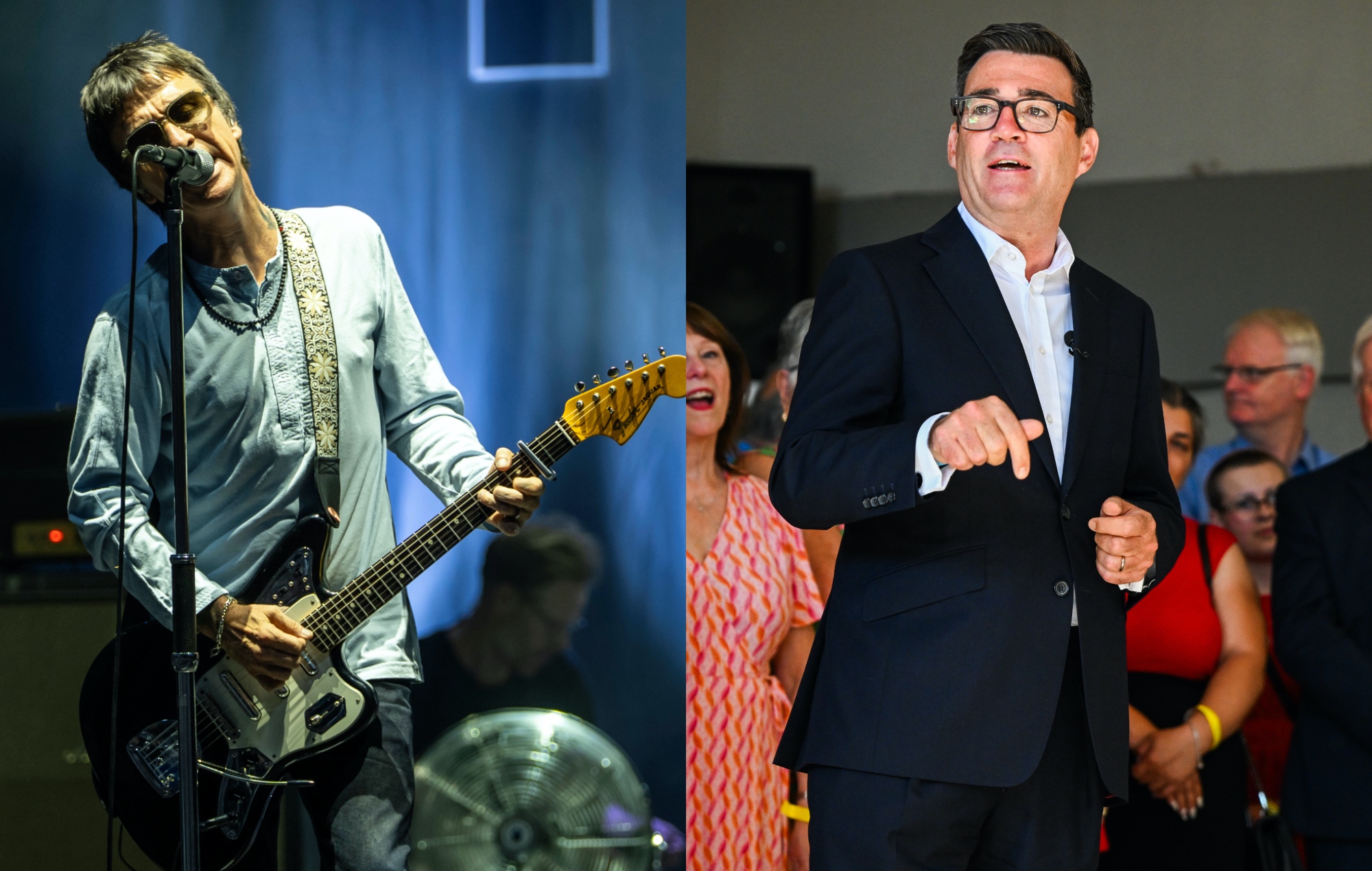 Johnny Marr reacts to Andy Burnham covering The Smiths on guitar with soldiers in Ukraine