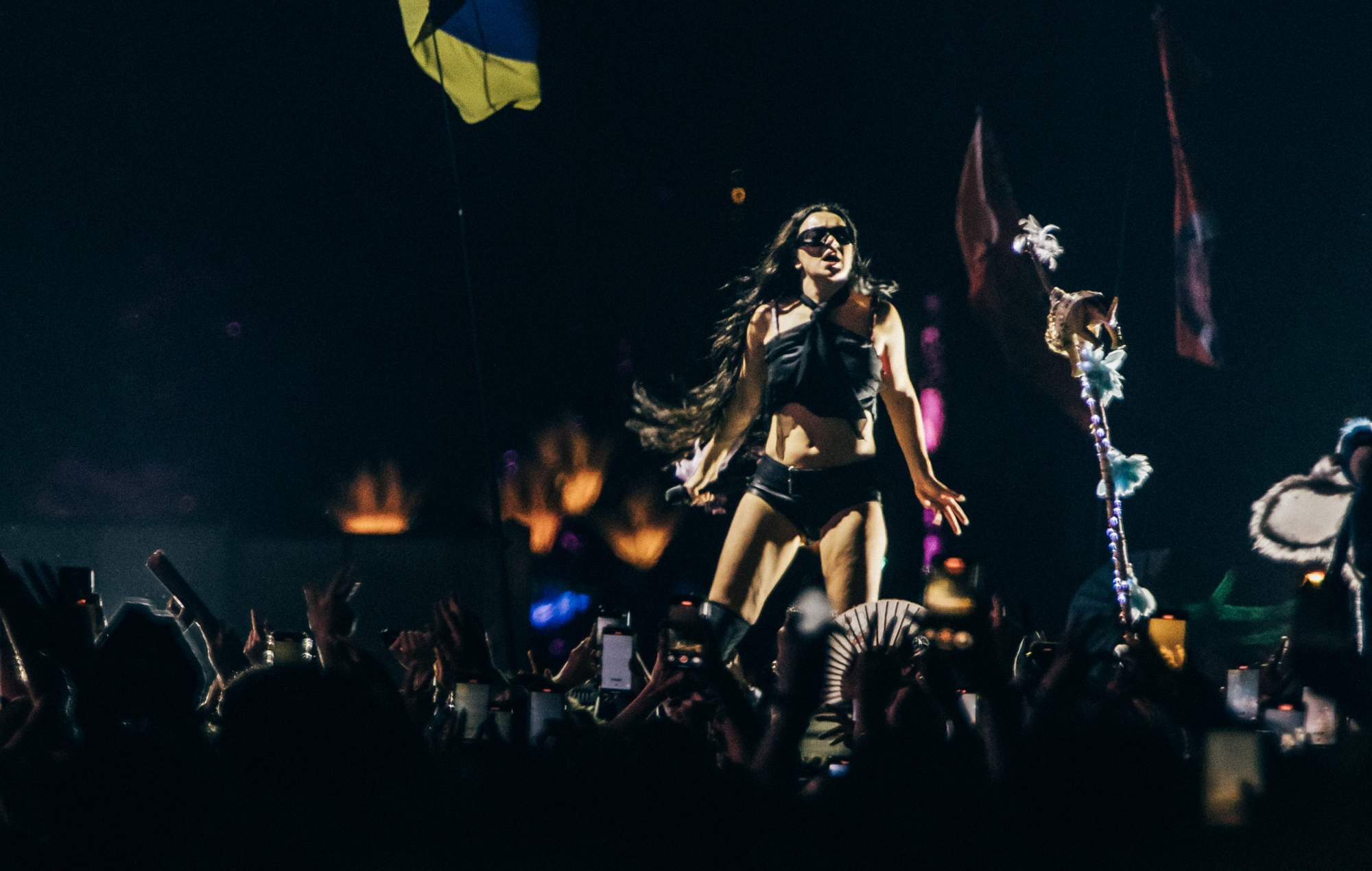 Watch Charli XCX make it rain panties as she delivers first full ‘Music, Fashion, Film’ headline show at Lollapalooza 2026