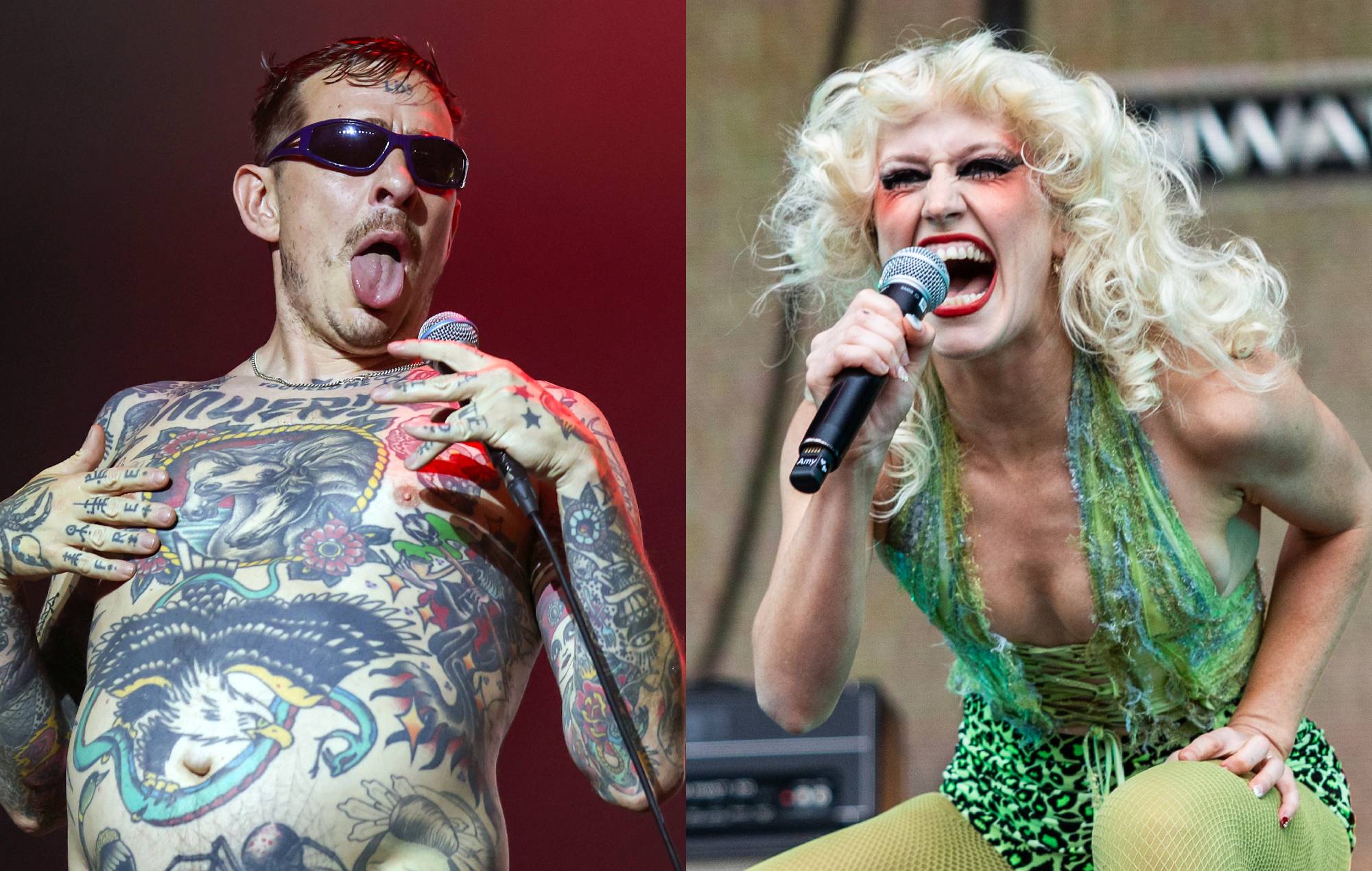 Watch Amyl & The Sniffers’ Amy Taylor join Viagra Boys for John Prine cover ‘In Spite Of Ourselves’ at FORWARDS Bristol 2026