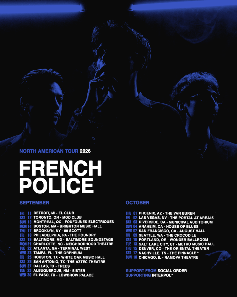 Chicago Post-Punk Trio French Police Release Videos for “Super Over Drive” and “Silver”