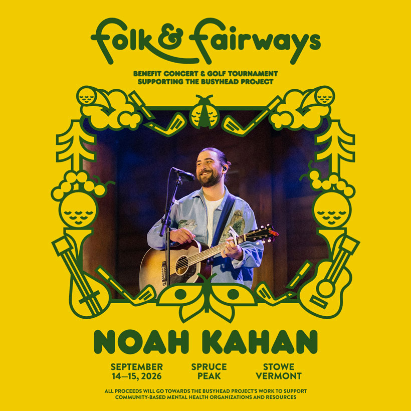 Noah Kahan Announces Second Annual Folk & Fairways Benefit Concert