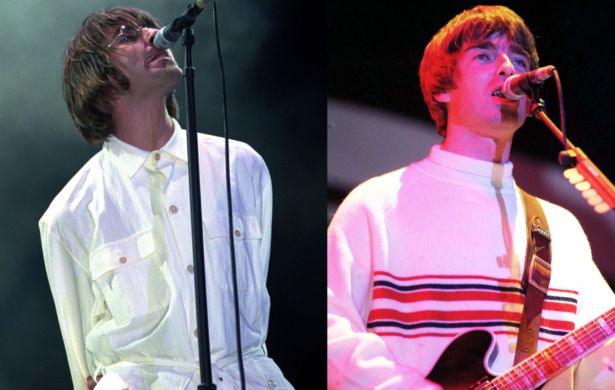 Oasis are selling versions of Liam Gallagher’s iconic jacket and Noel’s jumper for Knebworth 30th anniversary