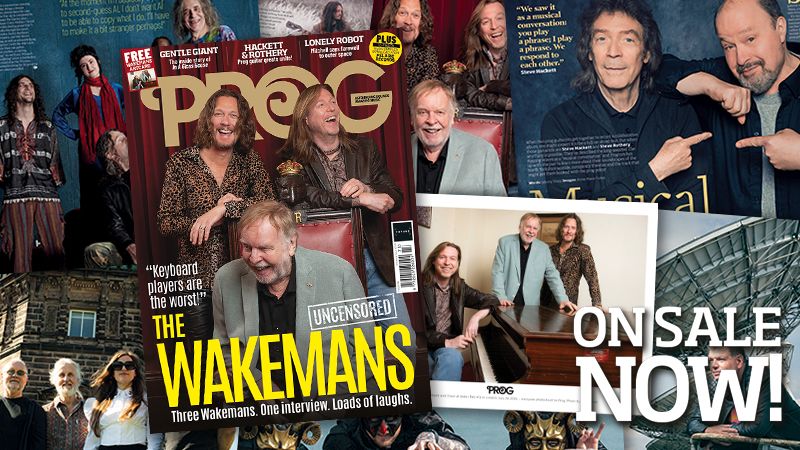 The Wakemans, uncensored, grace the cover of the new issue of Prog, on sale now!