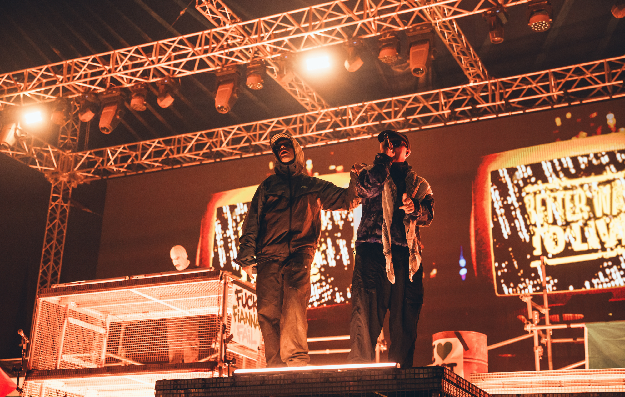 Kneecap live at Reading 2026: politics, partying and a pop at Andy Burnham