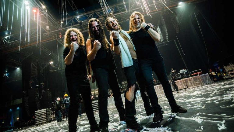 Airbourne blaze back on a wave of pent-up desire and nostalgia on album featuring Bryan Adams and Mutt Lange